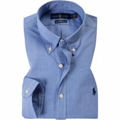 Top 10 ⌛ Polo Ralph Lauren Hemd 710705269/004 Slim Fit, Baumwolle, Blau, Hellblau 😉