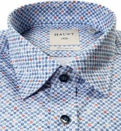 Angebote 💯 Haupt Hemd 7112028222/40701 Regular Fit, Baumwolle, Blau gemustert, 👖 Jeansblau 🔥 -Hemden Verkaufsgeschäft 363265 norm2