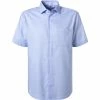 Bester Verkauf 🥰 Seidensticker Hemd 193651/11 Kurzarmhemd, Regular Fit, Baumwolle, Hellblau , Mittelblau 👏