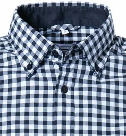 Brandneu ❤️ Seidensticker Hemd 199013/11 Kurzarmhemd, Regular Fit, Popeline, Hellblau kariert, Hellblau-schwarz 🌟 -Hemden Verkaufsgeschäft 363340 norm2