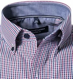 Neu ⭐ CasaModa Hemd 913645800/401 Kurzarmhemd, Comfort Fit, Baumwolle, Rot-blau kariert, Rot 🛒 -Hemden Verkaufsgeschäft 363375 norm2