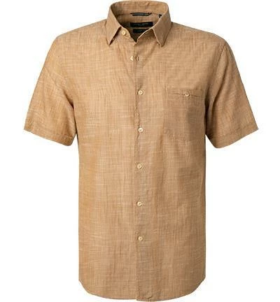 Billig ⭐ Pierre Cardin Hemd 53916/000/27175/9056 Kurzarmhemd, Modern Fit, Baumwolle, Hellbraun meliert, Hellbraun ✨ 2 Billig ⭐ Pierre Cardin Hemd 53916/000/27175/9056 Kurzarmhemd, Modern Fit, Baumwolle, Hellbraun meliert, Hellbraun ✨ – Bild 2