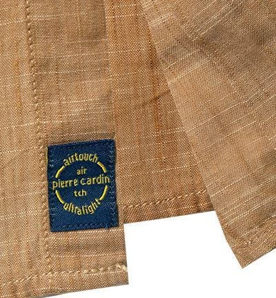 Billig ⭐ Pierre Cardin Hemd 53916/000/27175/9056 Kurzarmhemd, Modern Fit, Baumwolle, Hellbraun meliert, Hellbraun ✨ 4 Billig ⭐ Pierre Cardin Hemd 53916/000/27175/9056 Kurzarmhemd, Modern Fit, Baumwolle, Hellbraun meliert, Hellbraun ✨ – Bild 4