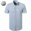 Top 10 🥰 Pierre Cardin Hemd 03621/000/27461/9001 Kurzarmhemd, Slim Fit, Jersey-Piquée, Hellblau gemustert, Hellblau-navy 🔔