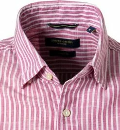 Blitzangebot 👍 Pierre Cardin Hemd 53916/000/27174/9033 Kurzarmhemd, Modern Fit, Baumwolle, Rosa gestreift, Rosa 🎉 -Hemden Verkaufsgeschäft 363572 norm2
