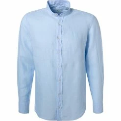 Auslauf 🎁 HACKETT Hemd HM308744/564 Slim Fit, Reines Leinen, Hellblau 🧨