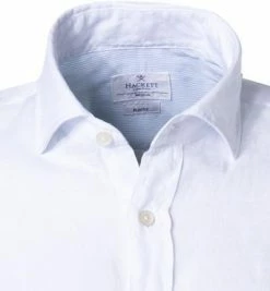 Schlussverkauf ⭐ HACKETT Hemd HM308745/802 Slim Fit, Reines Leinen, Weiß ✨ -Hemden Verkaufsgeschäft 363739 norm2