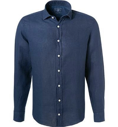 Auslauf 🛒 HACKETT Hemd HM308745/5PF Slim Fit, Reines Leinen, Nachtblau 🎁 2 Auslauf 🛒 HACKETT Hemd HM308745/5PF Slim Fit, Reines Leinen, Nachtblau 🎁 – Bild 2