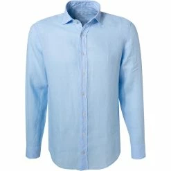 Schlussverkauf ✨ HACKETT Hemd HM308745/564 Slim Fit, Reines Leinen, Hellblau 🛒