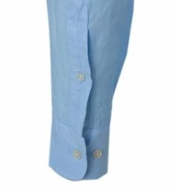 Schlussverkauf ✨ HACKETT Hemd HM308745/564 Slim Fit, Reines Leinen, Hellblau 🛒 -Hemden Verkaufsgeschäft 363743 norm3