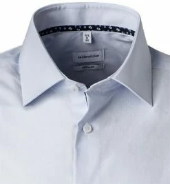 Schlussverkauf 🔔 Seidensticker Hemd 197841/11 Kurzarmhemd, Regular Fit, Baumwolle, Hellblau gestreift, Hellblau 😀 -Hemden Verkaufsgeschäft 363919 norm2