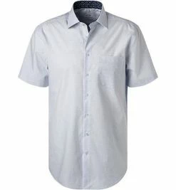 Budget 😀 Seidensticker Hemd 197861/11 Kurzarmhemd, Regular Fit, Baumwolle, Hellblau kariert, Hellblau ⌛ -Hemden Verkaufsgeschäft 363932 norm