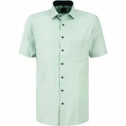 Blitzangebot 😀 OLYMP Luxor Modern Fit 0400/12/40 Kurzarmhemd, Baumwolle, Hellgrün 🛒