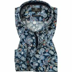Rabatt ⭐ Fynch-Hatton Hemd 1121 6100/6103 Casual Fit, Baumwolle, Navy gemustert, Navy 🔥