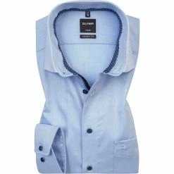 Angebote 🎉 OLYMP Luxor Modern Fit 1262/74/11 Hemd, Baumwolle, Bleu gemustert, Bleu 👍