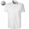 Neu 🎉 OLYMP Luxor Modern Fit 1202/62/00 Kurzarmhemd, Jersey geruchshemmend, Weiß 🎁