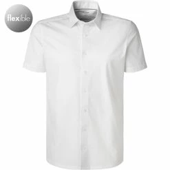 Neu 🎉 OLYMP Luxor Modern Fit 1202/62/00 Kurzarmhemd, Jersey geruchshemmend, Weiß 🎁