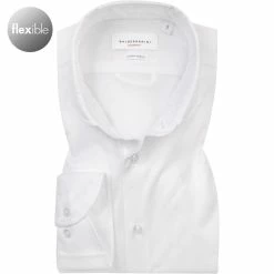 Großhandel 👏 BALDESSARINI Hemd B3 11000.4915/1010 Tailored Fit, Jersey, Weiß ❤️