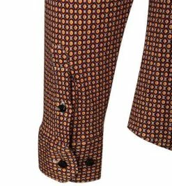 Neu 🛒 DESOTO Hemd New Hai 43207-3/212 Jersey, Orangerot gemustert, Orange 🥰 -Hemden Verkaufsgeschäft 364244 norm3