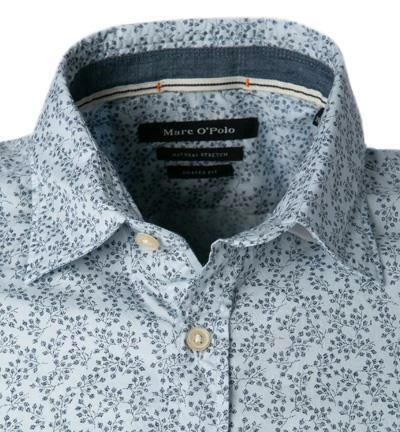 Bestpreis ✨ Marc O'Polo Hemd 123 7201 41012/H85 Kurzarmhemd, Shaped Fit, Baumwolle, Hellblau gemustert, Hellblau 🔔 3 Bestpreis ✨ Marc O'Polo Hemd 123 7201 41012/H85 Kurzarmhemd, Shaped Fit, Baumwolle, Hellblau gemustert, Hellblau 🔔 – Bild 3
