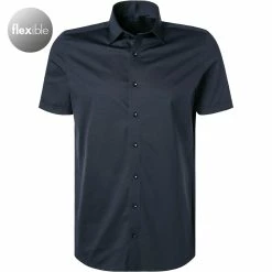 Top 10 🎉 OLYMP Luxor Modern Fit 1202/62/18 Kurzarmhemd, Jersey geruchshemmend, Navy, Marine 👏