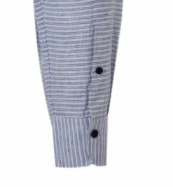 Aktion 🎁 OLYMP Signature Tailord Fit 8549/74/11 Hemd, Tailored Fit, Reines Leinen, Bleu gestreift, Bleu ⭐ -Hemden Verkaufsgeschäft 364515 norm4