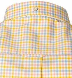 Bestes Angebot 💯 Gant Hemd 3060401/749 Kurzarmhemd, Regular Fit, Baumwolle, Gelb kariert, Gelb ✨ -Hemden Verkaufsgeschäft 364804 norm3