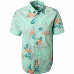 Beste Bewertungen von ⭐ Quiksilver Hemd EQYWT04133/GEA6 Kurzarmhemd, Regular Fit, Baumwolle, Grün gemustert, Grün 🎉