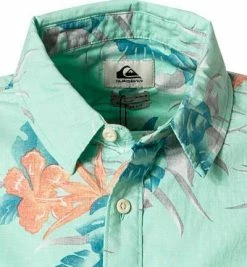 Beste Bewertungen von ⭐ Quiksilver Hemd EQYWT04133/GEA6 Kurzarmhemd, Regular Fit, Baumwolle, Grün gemustert, Grün 🎉 -Hemden Verkaufsgeschäft 364895 norm2