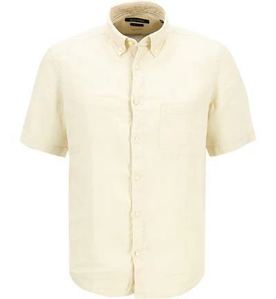 Schlussverkauf 🤩 Marc O'Polo Hemd 123 7428 41014/115 Kurzarmhemd, Regular Fit, Reines Leinen, Ecru, Weiß ✨ 2 Schlussverkauf 🤩 Marc O'Polo Hemd 123 7428 41014/115 Kurzarmhemd, Regular Fit, Reines Leinen, Ecru, Weiß ✨ – Bild 2