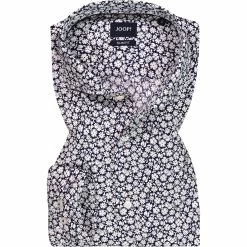 Neu ⭐ JOOP! Hemd Pejos 30024921/401 Slim Fit, Baumwolle, Nachtblau-weiß gemustert, Nachtblau-weiß 🤩