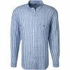 Aktion 😀 Fynch-Hatton Hemd 1121 6048/6041 Casual Fit, Reines Leinen, Weiß-blau gestreift, Weiß-blau 👍