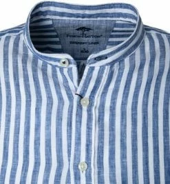 Aktion 😀 Fynch-Hatton Hemd 1121 6048/6041 Casual Fit, Reines Leinen, Weiß-blau gestreift, Weiß-blau 👍 -Hemden Verkaufsgeschäft 365385 norm2