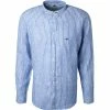Großhandel 😉 Fynch-Hatton Hemd 1121 6048/6045 Casual Fit, Reines Leinen, 👖 Jeansblau gestreift, 👖 Jeansblau 🛒