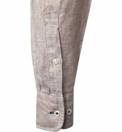 Angebote 🧨 Fynch-Hatton Hemd 1121 6038/6035 Casual Fit, Reines Leinen, Dunkelbeige meliert, Dunkelbeige 🤩 -Hemden Verkaufsgeschäft 365393 norm3