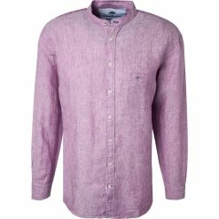 Blitzangebot ⌛ Fynch-Hatton Hemd 1121 6038/6038 Casual Fit, Reines Leinen, Flieder meliert, Flieder 🎉