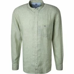 Budget ❤️ Fynch-Hatton Hemd 1121 6038/6039 Casual Fit, Reines Leinen, Lime meliert, Lime 🌟