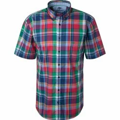 Beste Bewertungen von 🔔 Fynch-Hatton Hemd 1121 6011/6011 Kurzarmhemd, Casual Fit, Baumwolle, Multicolour kariert, Multicolor 🧨