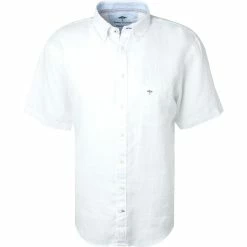Neu 🤩 Fynch-Hatton Hemd 1121 6031/6030 Kurzarmhemd, Casual Fit, Reines Leinen, Weiß 🛒