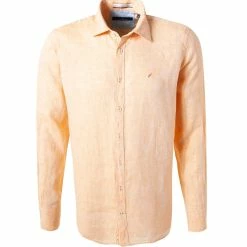 Top 10 🛒 Daniel Hechter Hemd 60255/111610/150 Modern Fit, Reines Leinen, Aprikot 🧨