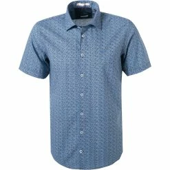 Top 10 😍 Daniel Hechter Hemd 60554/111616/635 Kurzarmhemd, Modern Fit, Popeline, Blau gemustert, Blau ⌛