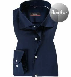 Bestes Angebot 💯 ETERNA Hemd 3377/X18K/19 Modern Fit, Mikrofaser atmungsaktiv, Dunkelblau 🤩 -Hemden Verkaufsgeschäft 365634 norm