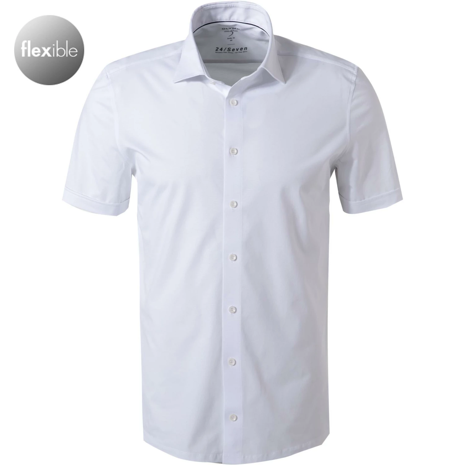 Angebote 😍 OLYMP Level Five Body Fit 2008/62/00 Kurzarmhemd, Jersey geruchshemmend, Weiß ⭐ 1 Angebote 😍 OLYMP Level Five Body Fit 2008/62/00 Kurzarmhemd, Jersey geruchshemmend, Weiß ⭐