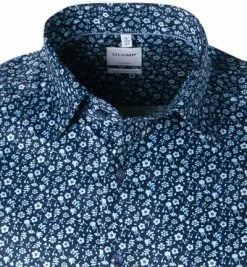 Bestes Angebot 👏 OLYMP Luxor Comfort Fit 1190/72/18 Kurzarmhemd, Baumwolle, Marineblau gemustert, Marine ⌛ -Hemden Verkaufsgeschäft 365851 norm2