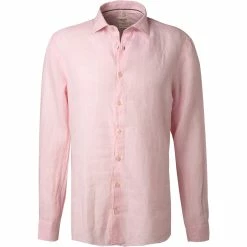 Neu ⌛ OLYMP Level Five Body Fit smartbusiness 3556/74/31 Hemd, Reines Leinen, Pastellrosa meliert, Hellrosé ⭐