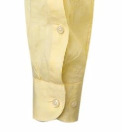 Coupon 🎉 OLYMP Level Five Body Fit smartbusiness 3556/74/51 Hemd, Reines Leinen, Pastellgelb meliert, Gelb 👏 -Hemden Verkaufsgeschäft 366324 norm3