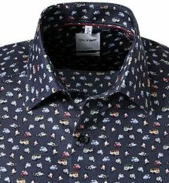 Blitzangebot 😉 OLYMP Luxor Comfort Fit 1072/72/18 Kurzarmhemd, Baumwolle, Marineblau gemustert, Marine 🥰 -Hemden Verkaufsgeschäft 366331 norm2