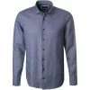 Besorgen 🎁 OLYMP Signature Tailored Fit 8548/74/14 Hemd, Reines Leinen, Nachtblau 🎁