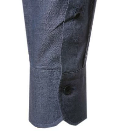 Besorgen 🎁 OLYMP Signature Tailored Fit 8548/74/14 Hemd, Reines Leinen, Nachtblau 🎁 4 Besorgen 🎁 OLYMP Signature Tailored Fit 8548/74/14 Hemd, Reines Leinen, Nachtblau 🎁 – Bild 4