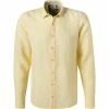 Besorgen 😉 OLYMP Casual Level Five Body Fit 3064/74/50 Hemd, Reines Leinen, Gelb meliert, Hellgelb 😍